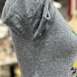 Floral Embroidered Sweatshirt M Blue Size M Photo 6