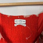 Urban Outfitters  UO Lula Red Floral Short Sleeve Romper XS Photo 86