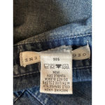 Geoffrey Beene Womens Denim Shacket Size 10 Blue Jean Long Shirt Jacket Western Photo 7