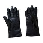 Fownes Black Leather Gloves Fur Lined Soft Size 7 Photo 1