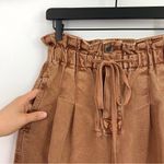 Free People Margate Pleated Trouser Burnt Orange XS Photo 2