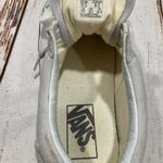 Vans SUEDE AND CANVAS LIGHT GREY AND WHITE SKATE SHOES Photo 5