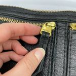 Fossil Elise Black Pebbled Leather Handbag Crossbody Purse Minimalist Casual Photo 10