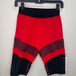 Secndnture NWT  Red Black Biker Shorts - Small Photo 0