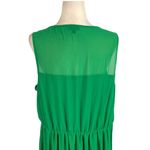 Torrid  GREEN CHIFFON SMOCK FRONT TANK SLEVELESS DRESS SIZE 3 USA 3X Photo 10