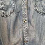 Rails Dark Wash Chambrah Denim Pullover Collared Shirt Midi Dress Sz Small 1650 Photo 6