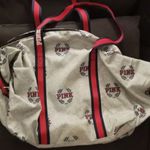 Victoria's Secret NWOT  PINK Campus Logo Gray Duffle Bag Photo 2