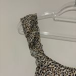 Maurice's Maurice’s 24/7 Animal Ruffle Strap Midi Dress black tan size‎ large Photo 4