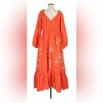 Anthropologie Embroidered V-neck Maxi Dress, like half peregrine half Somerset Photo 4