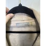 Bagatelle Woman’s Faux-Leather Draped Jacket Size Large Pit To Pit 21 Length 29 Photo 2