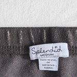 Splendid Women’s Black Patchwork Speckled Cracked Coated Leggings - Size M. Photo 1