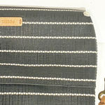Fossil  Devon Black With White‎ Stripes Crossbody Vegan Leather Shoulder Bag Photo 1