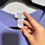 American Vintage VTG Cotton Purple Maxi Dress Floral 90s Mom Teacher Fairy Grunge‎ USA Cottage M Photo 3