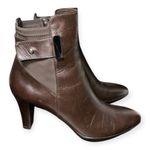 Aquatalia  women's Brown Leather Ankle Boots size 9.5 Photo 3
