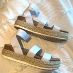 Steve Madden White Platform Sandals Photo 0