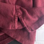 Talbots Womens Blouse Size L Owl Woodland Sequin Fall Autumn Maroon Wine Cute Photo 4