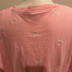 Draper James  Bobbie Sweatshirt Dress in Pink Embroidered Villa Sz M Photo 6