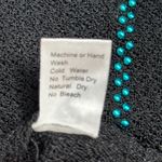 Ming Wang  Sweater‎ Knit Open Front Geometric Print Career Office Black Blue S Photo 8