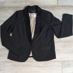 Forever 21 NWT  Black Blazer | Sequin Lapel Black Blazer Photo 5