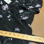 Banana Republic  women’s size 14 black floral ruffle wrap dress ties at waist nwt Photo 9