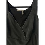 Classiques Entier Black Silk Rhinestone V-Neck Sleeveless Top Elegant Luxe Posh Photo 4