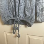 Anthropologie | Saturday Sunday Blue Top with Drawstring Waist size small Photo 4