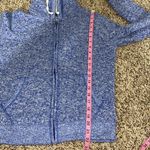SO  large blue heathered‎ zip up hoodie Photo 5