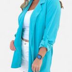 Andrée New Plus Size Coastal Blue Business Casual Woman’s Blazer 3x Photo 0
