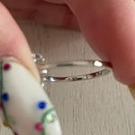 Sterling Silver Oval White Opal CZ Ring Size 10 Photo 5