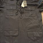 Ralph Lauren Black Label Utility Dress Black Lace Photo 6