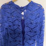 Alexis  Cobalt Blue Lace Dress Large Photo 7