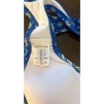 Lands' End Blue & Yellow Paisley Bikini Top Photo 4