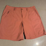 Gerry Women's Coral Pink Cargo Hiking Shorts Size L/G Quick‎ Dry Zip Pockets Size L Photo 0