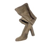 Steve Madden  Taupe Over-The-Knee Block Heel Suede-Look Boots Size 7.5 Photo 1