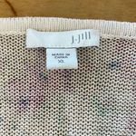 J.Jill Sweater‎ Linen Blend Knit Floral Sweater 3/4 Sleeve Top XL Pink Photo 6
