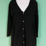 ASOS Long Sleeve Black Slouchy Mini Dress Photo 2