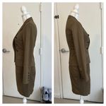 Bebe Military Two Piece Set Jacket & Pensil Skirt Size 4 Photo 2