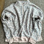 Grayson Threads Pink Cheetah Print Quarter Zip Photo 0