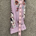 Altar'd State Altar’d State Pastel Purple Long Sleeve Floral V-Neck Blouse | Size Large Photo 9