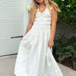 Sky to Moon Boutique White Midi Dress Photo 0