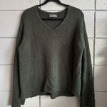 Wooden Ships  Chunky V Neck Mohair Wool Blend Sweater size M/L Photo 0