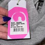 One Teaspoon NWT  OT Logo Crew Neck - Grey Marl Short Sleeve Photo 6