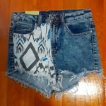 Machine Nouvelle Mode  Two Toned Shorts Size 28 Italian Size Medium Photo 0