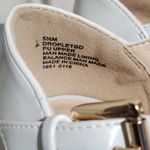 Nine West DROPLET GD Glossy White Flats 5.5 Photo 3