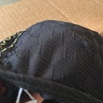 Cupshe  Knotted Bikini Top & High-Rise Bottoms Set size Medium black gold trims Photo 7