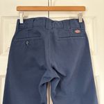 Dickies  Flex Slim Fit Navy Blue Chino Pleated Workwear Straight Leg Pants Size S Photo 11
