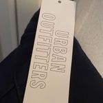 Urban Outfitters Cute Navy Long Flowy Short Sleeve Blouse Top Photo 2