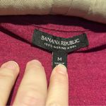 Banana Republic | Cranberry Color Merino Wool V-Neck Sweater Sz M Photo 8