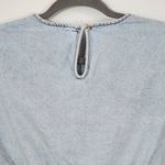 We Wore What Cropped Denim Top Size Medium NWT Denim Sexy Crop Top Photo 5