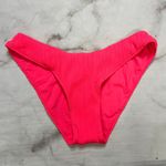 BECCA by Rebecca virtue Becca Rebecca Virtue Moon Ridge Rib Hipster Bikini Bottom Size M Pink Grapefruit Photo 1